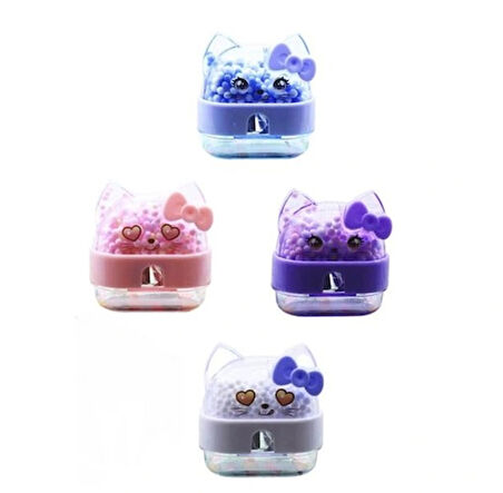 Pastel Kalemtıraş Köpük Boncuklu Cutie Kitty Mk-4060 - 2 Adet
