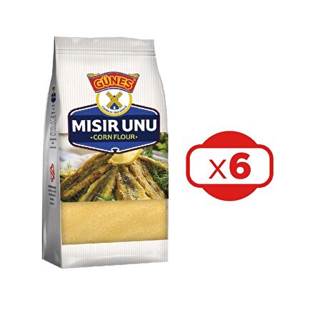 Güneş Mısır Unu 400 gr x 6 Adet