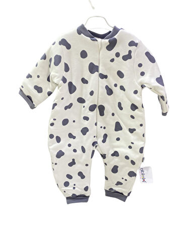 Mini Damla Uyku Tulumu Albimini Benekli Gri