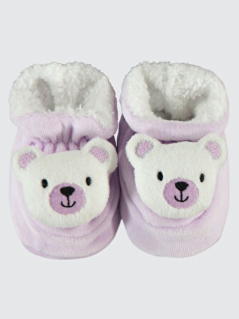 Albimini Bebek Çarık Patik 0-6 Ay Lila