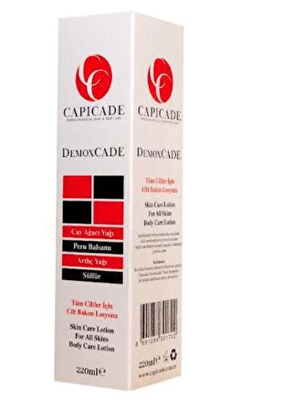 Capicade Nemlendirici Vegan Tüm Cilt Tipleri için  Vücut Losyonu 220 ml 