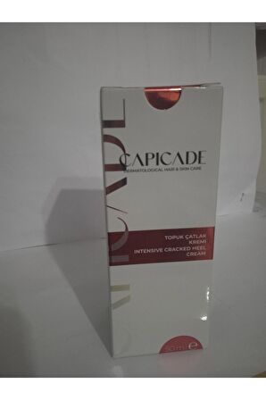 Capicade Intensive Cracked Heel Cream Topuk Çatlağı için Krem 50 ml