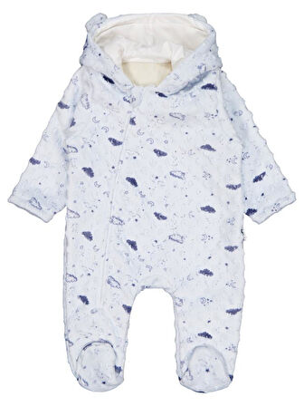 Minidamla Desenli Kozmonot 1-9 Ay Tulum - Mavi 6-9 Ay