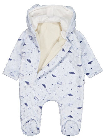 Minidamla Desenli Kozmonot 1-9 Ay Tulum - Mavi 6-9 Ay