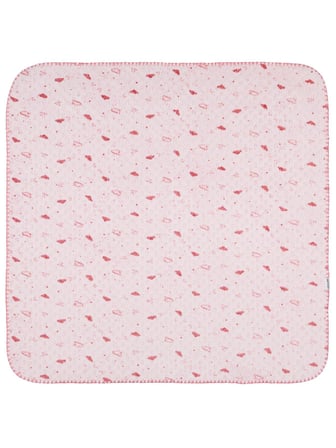 Minidamla Desenli Oyalı Battaniye - Pembe