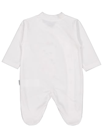 Minidamla Zürafa Nakış Çıtçıtlı 1-6 Ay Tulum - Ekru