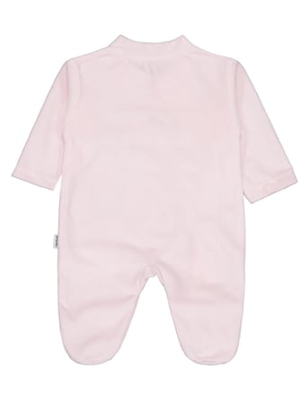 Minidamla Zürafa Nakış Çıtçıtlı 1-6 Ay Tulum - Pembe