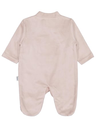 Minidamla Zürafa Nakış Çıtçıtlı 1-6 Ay Tulum - Kahve
