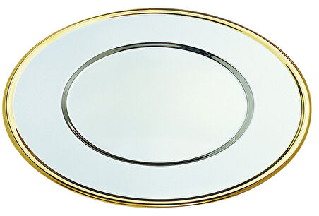 Hisar Lale Çelik Supla Altın Kaplama Yuvarlak Tekli