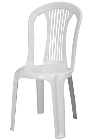 Ida Kolsuz Sandalye - Plastik Bahçe Balkon Sandalyesi (4 ADET)