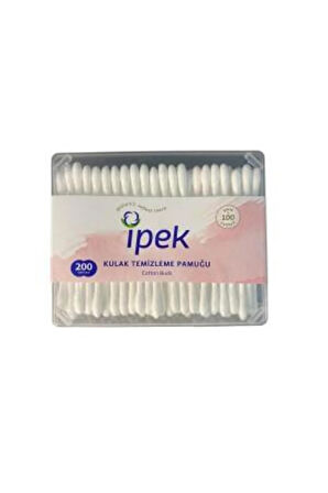 İPEK KULAK ÇUBUĞU DİKDÖRTGEN 200 LÜ