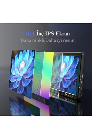 DM12 HDMI Dijital Mikroskop 2000X Büyütme 20MP 10 LED Işık Şarjlı 10.1'' Ekran Uzaktan Kuman