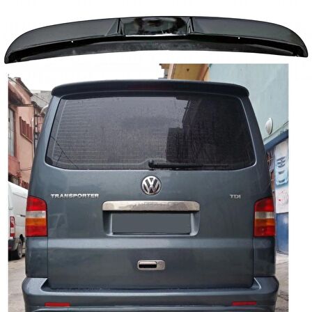 Vw transporter t5 t6 t7 t8 bagaj üstü spoiler siyah boyalı