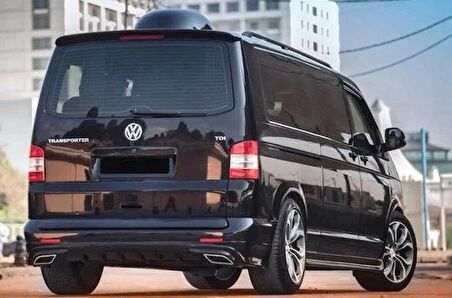 Vw transporter t5 t6 t7 t8 bagaj üstü spoiler siyah boyalı