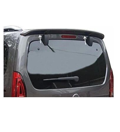 Citroen berlingo bagaj üstü spoiler siyah boyalı 2008 / 2018