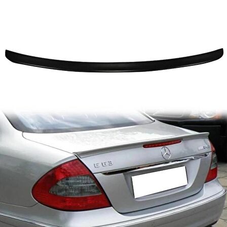 Mercedes w211 bagaj üstü spoiler siyah boyalı 2001 / 2008