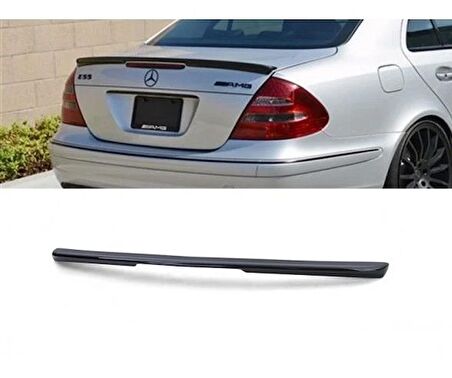 Mercedes w211 bagaj üstü spoiler siyah boyalı 2001 / 2008