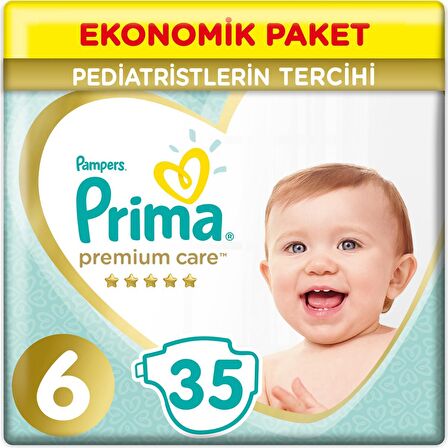 Prima Premium Care 6 Numara Junior 35'li Bel Bantlı Bez