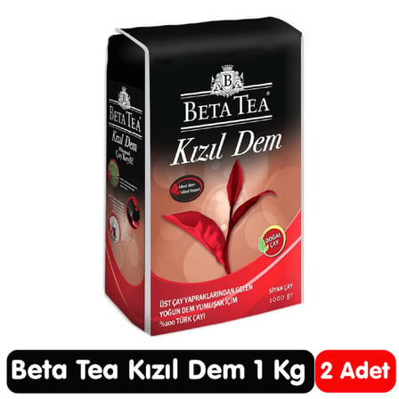 Beta Tea Kızıl Dem Siyah Çay 2x1 Kg
