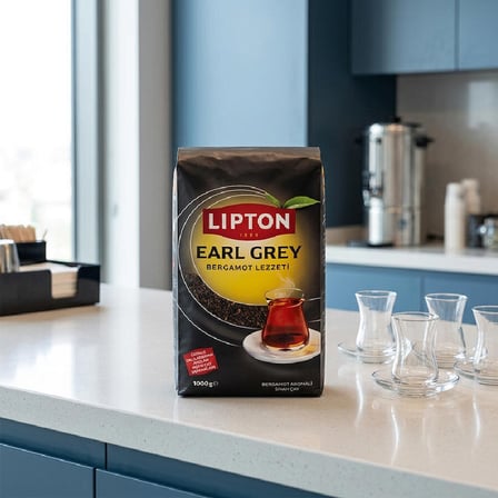 Lipton Earl Grey Bergamot Aromalı Siyah Çay 1 Kg 6 Paket