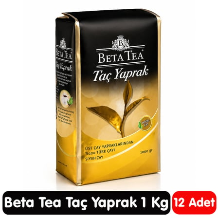 Beta Tea Taç Yaprak Siyah Çay 12x1 Kg