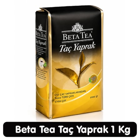 Beta Tea Taç Yaprak Siyah Çay 1 Kg