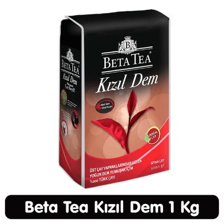 Beta Tea Kızıl Dem Siyah Çay 1 Kg