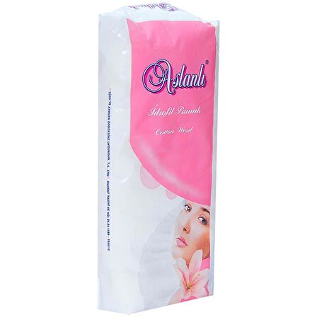 Aslanlı İdrofil Pamuk 100 Gr Paket Cotton Wool