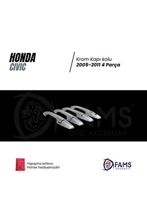 HondaCivic Krom Kapı Kolu 4 Kapı 2005-2011 P. Çelik