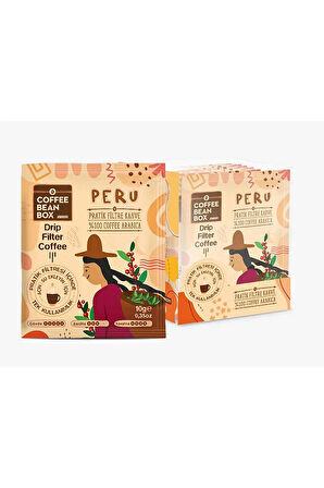 Peru Pratik Filtre Kahve 10 gr X 10 Adet Aç-iç-at