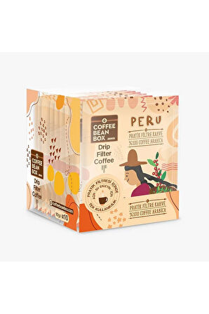 Peru Pratik Filtre Kahve 10 gr X 10 Adet Aç-iç-at