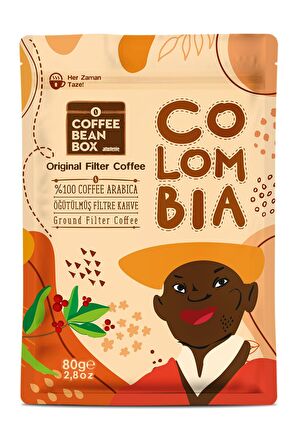 CoffeeBeanBox Colombia Filtre Kahve 80 gr