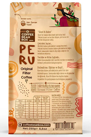 Peru Filtre Kahve 250 gr