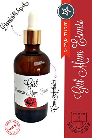 Nil Mum Premium Mum Esansı Gül 100 ml