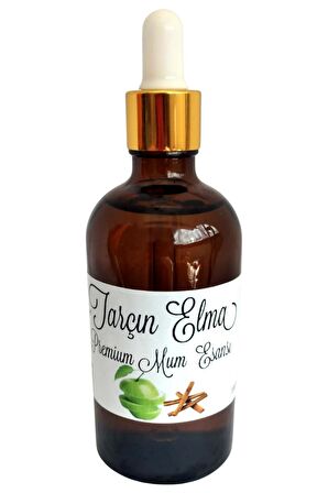 Premium Mum & Buhurdanlık Esansı Elma Tarçın 100 ml