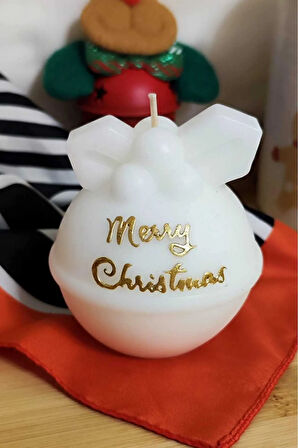Yeni Yıl Noel Mum Yılbaşı Soya Mum | Süper Christmas Top |