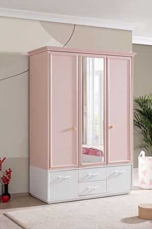 Gardırop, Rosa 3 Kapaklı Aynalı Dolap