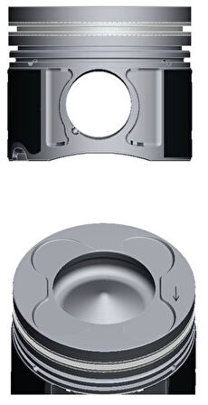 Bmw Piston Bmw E90 E60 E70 E71 M57n2 3.0d 245ps 84,5mm - Goetze 87-70207050