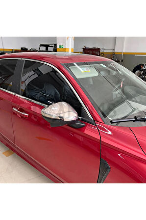 HondaCivic Fe Krom Ayna Kapağı 2 Parça Paslanmaz Çelik 2021>