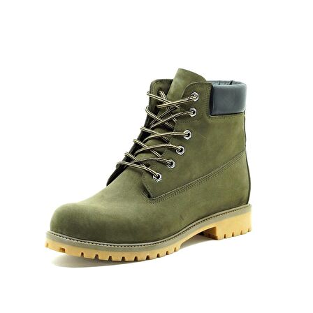 36 37 38 39 -45 46 47 48 49 50 Numaralarda Haki Nubuk Timberland  Stil  Kışlık Büyük Numara Erkek Bot Sıcak Astar Rahat Geniş Kalıp