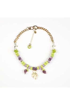 Grapes Leaves Represent Freedom And Rebirth Özel Tasarım Kolye