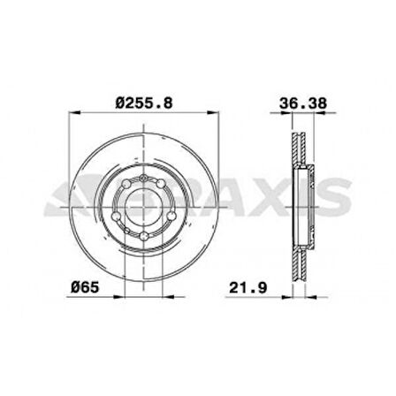 Vag On Fren Aynası Golf IV 97> Golf V 03> Bora 98> Polo III 94> Polo IV 01> Fox 05> / A1 10> A2 00> A3 / - Braxıs Ae0001