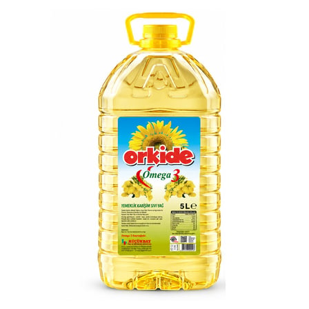 Orkide Omega3 Bitkisel Karışım Yağ 5 lt Pet