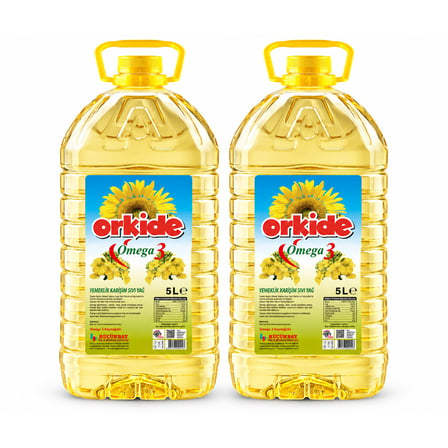 Orkide Omega3 Bitkisel Karışım Yağ 5 lt Pet 2 li
