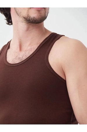 6'lı KAHVE MODAL ATLET - KONFOR ve RAHAT KESİM, Şıklık Seninle