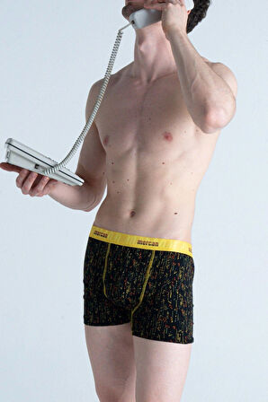 Baskılı 'Tetris' Erkek Boxer