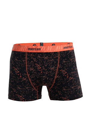 Desenli Likralı Pamuklu Esnek Erkek Baskılı Boxer - Picasso