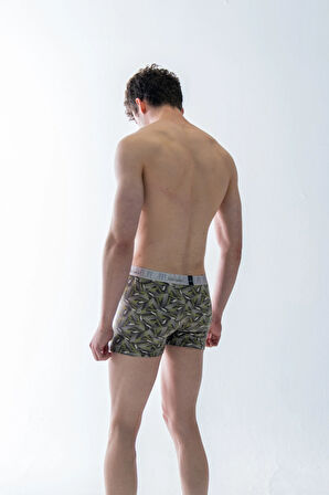 Desenli Likralı Pamuklu Perfection Baskılı Erkek Boxer