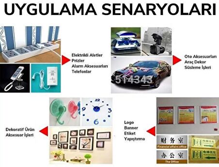 5mm/50mt Çift Taraflı Bant Ekran Cam Kasa Tamir Bantı-ŞEFFAF