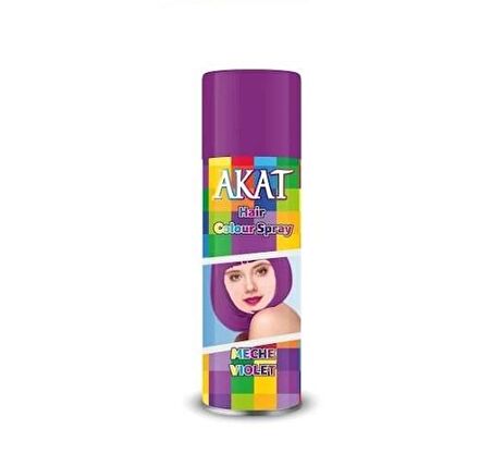 Akat Renkli Sprey Mor 180 Ml